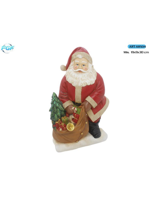 L.POLIRESINE ROSSO BABBO 30cm 68504