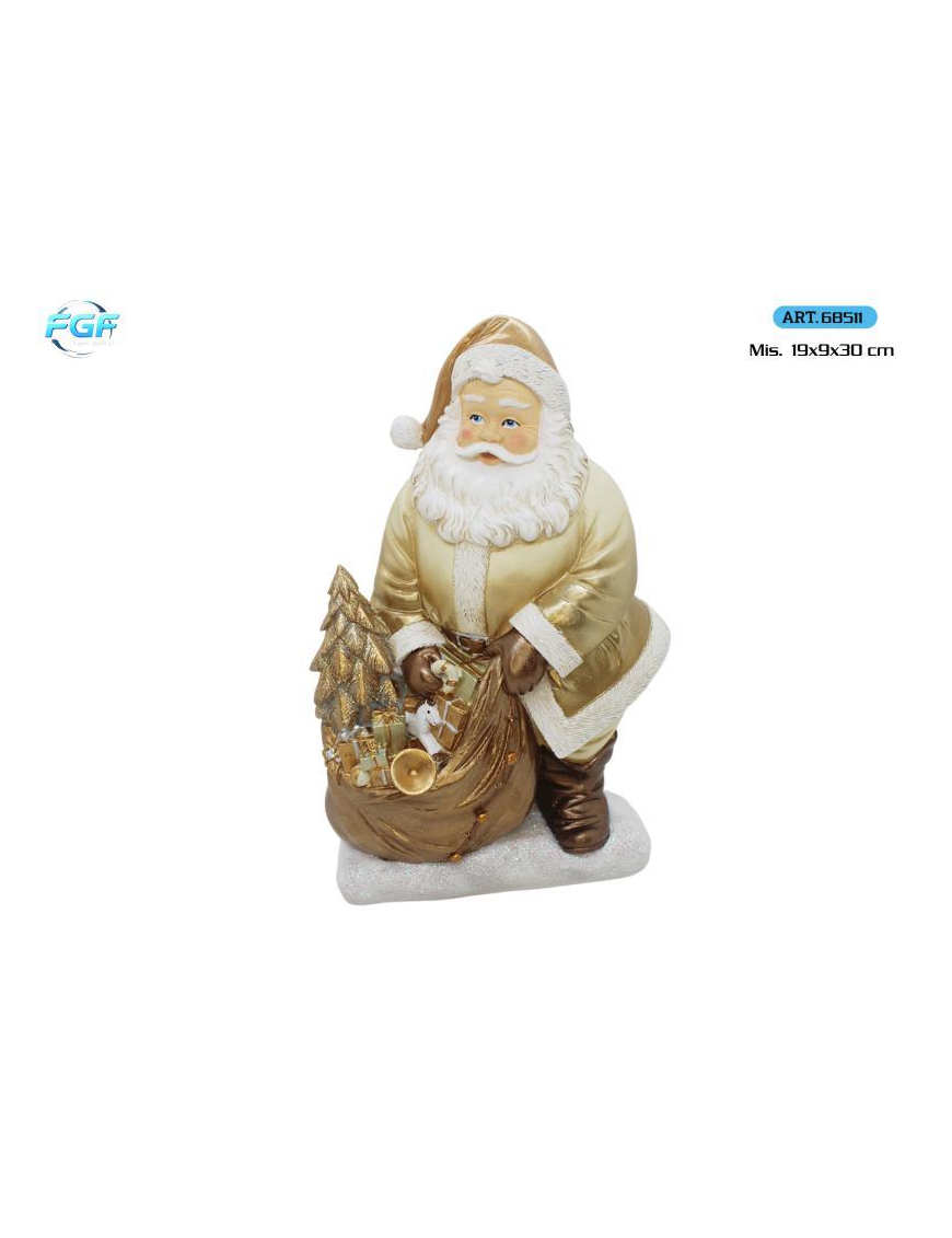 L.POLIRESINE ORO BABBO 30cm 68511