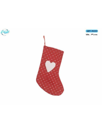 CALZA TESSUTO 25cm C/CUORE 39222
