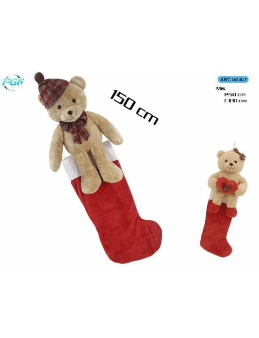CALZA GIGANTE C/PELUCHE 150cm 02367