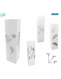 PORTAOMBRELLI METALLO 15x46cm BIANCO