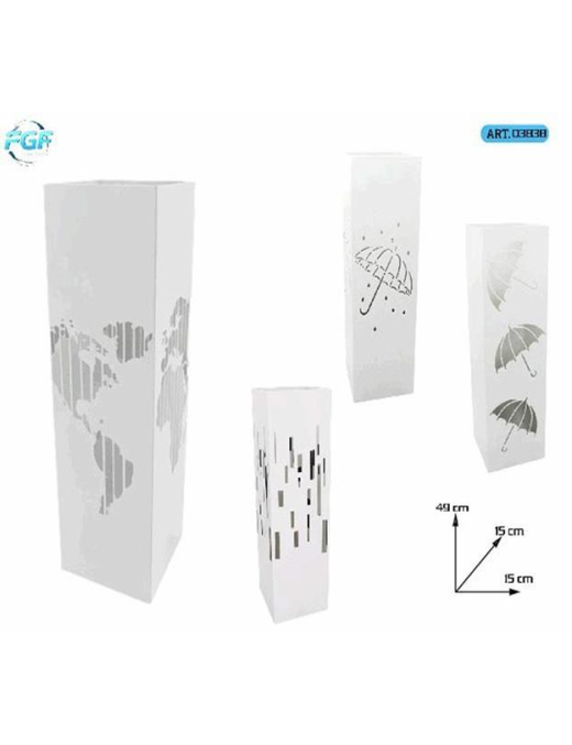 PORTAOMBRELLI METALLO 15x46cm BIANCO