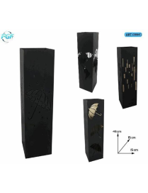 PORTAOMBRELLI METALLO 15x46cm NERO