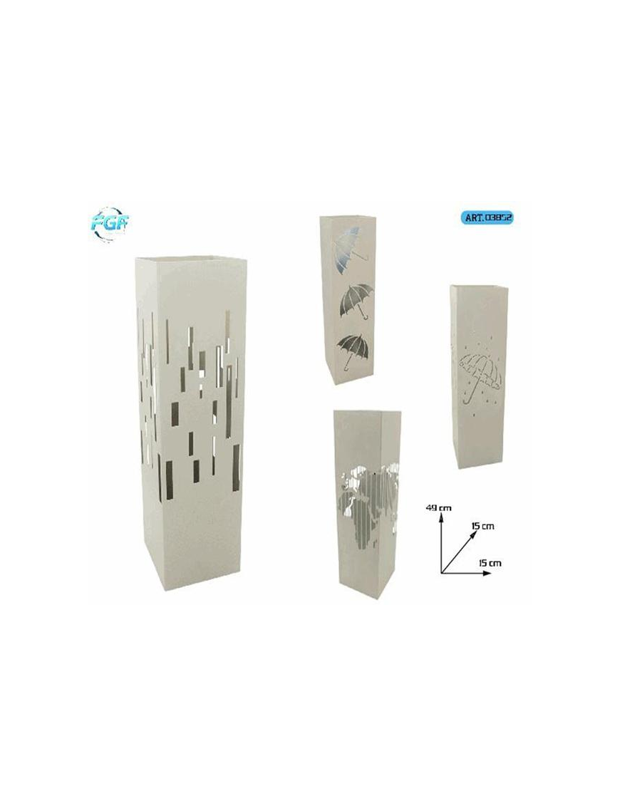 PORTAOMBRELLI METALLO 15x46cm TORTORA