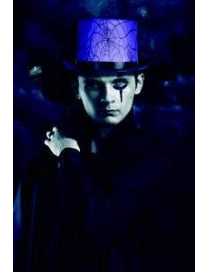 CAPPELLO CILINDRO VIOLA C/RAGNATELA 75$$