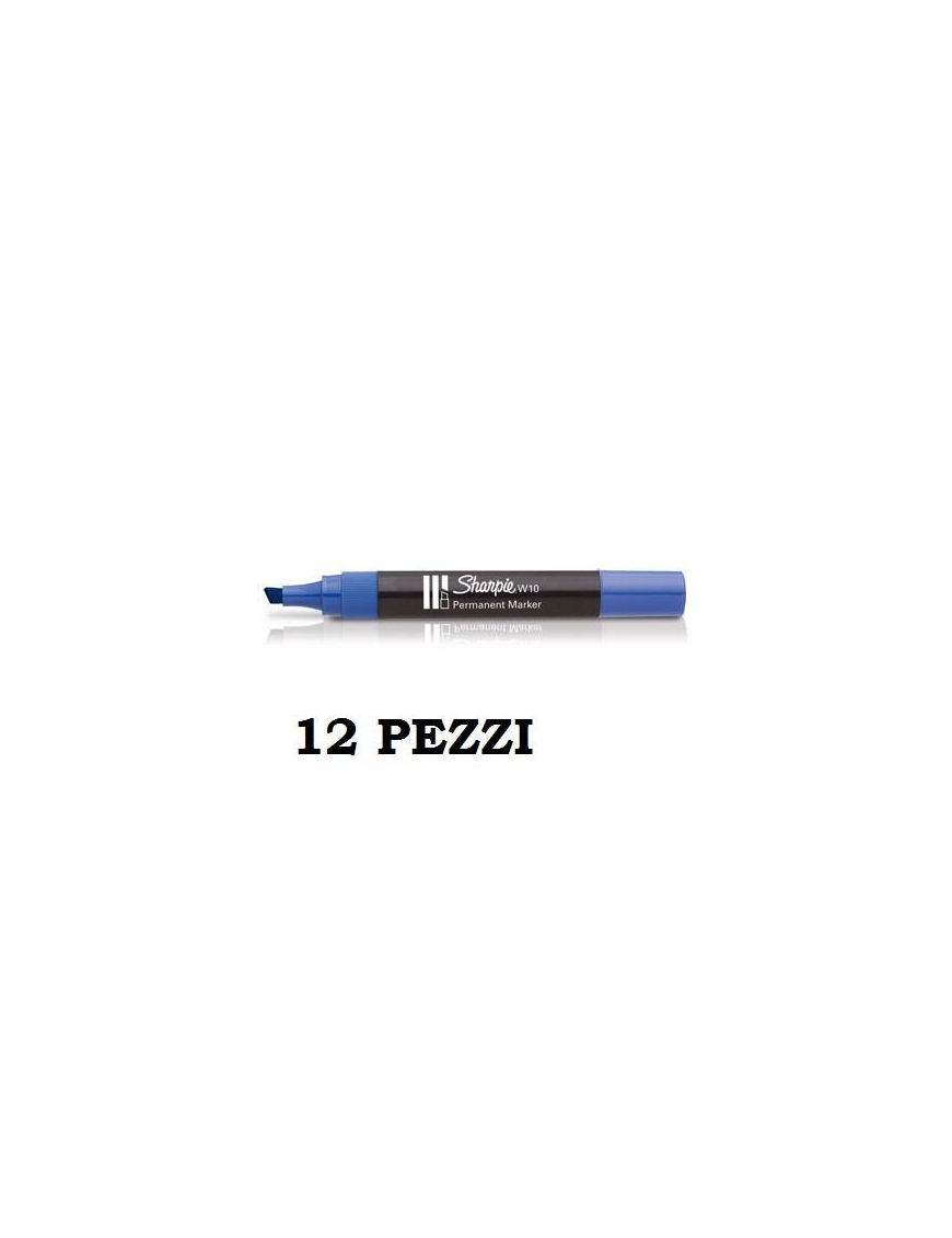 W10 BLUE MARKER PUNTA SCAL. 12 PCS.