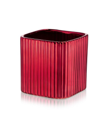 VASO NAIROBI CUBE RED 13,5cm CR274/13RR