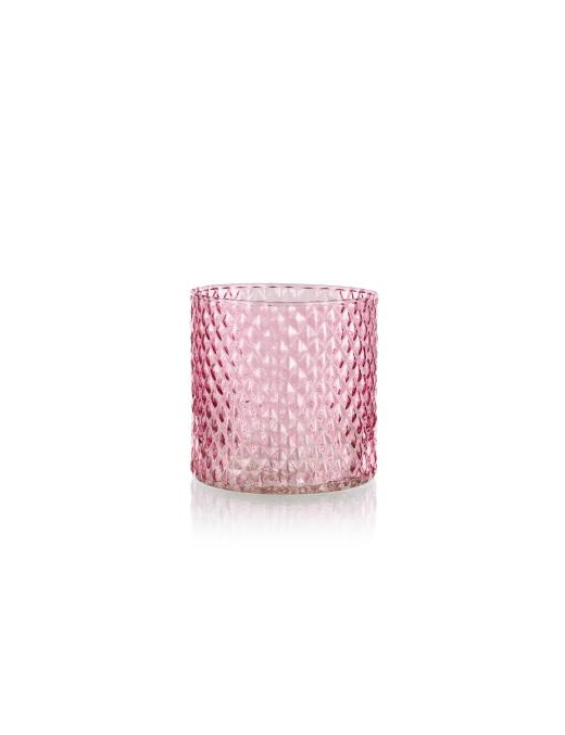 CILINDRO ROSA h15cm diametro 15cm