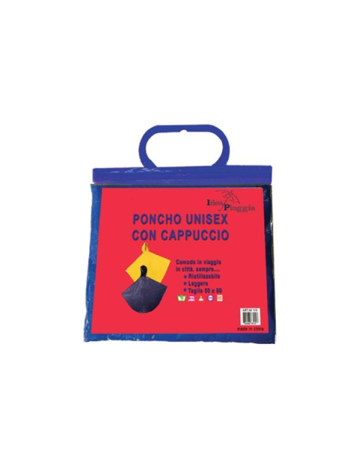 ADULT PONCHO WITH HOOD IM115