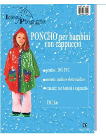 PONCHO BAMBINI CON CAPPUCCIO