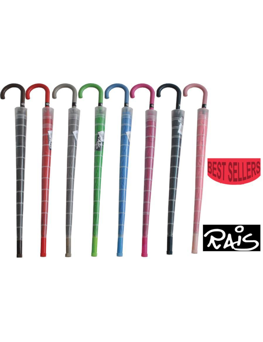 UNISEX UMBRELLA WITH SOLID COLOR GLASS