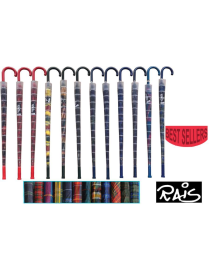 UNISEX SCOTTISH PATTERN UMBRELLA WITH GLASS