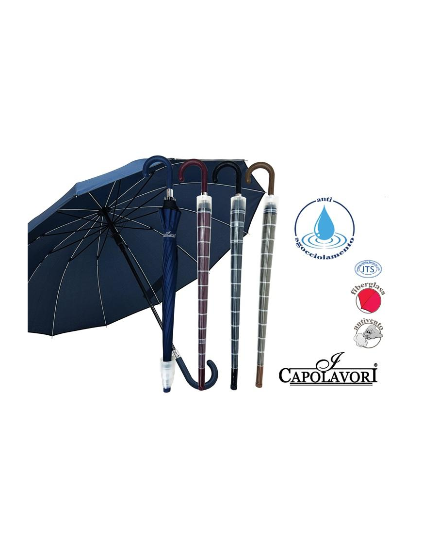 STRONG AUTOMATIC UMBRELLA UNISEX ASSORTED COLORS