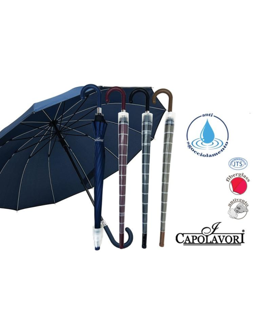 STRONG AUTOMATIC UMBRELLA UNISEX ASSORTED COLORS