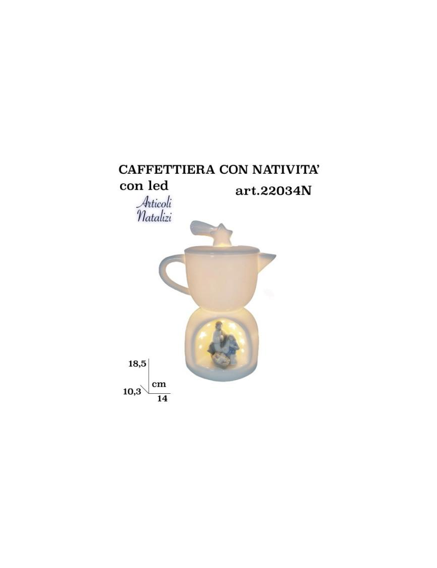 NATIVITA' C/CAFFETTIERA 18,5cm 22034N $$