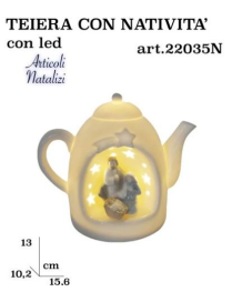 NATIVITA' C/TEIERA 13cm 22035N $$