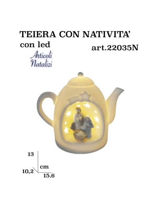 NATIVITA' C/TEIERA 13cm 22035N $$
