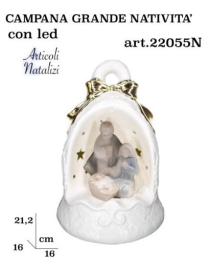 NATIVITA' IN CAMPANA 21cm 22055N $$