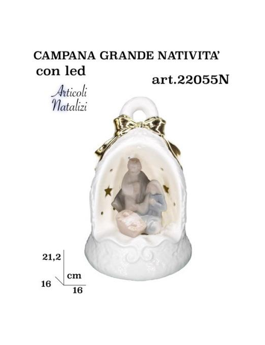 NATIVITA' IN CAMPANA 21cm 22055N $$