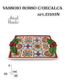 L.VISCHIO VASSOIO 35x25cm 22103N $$