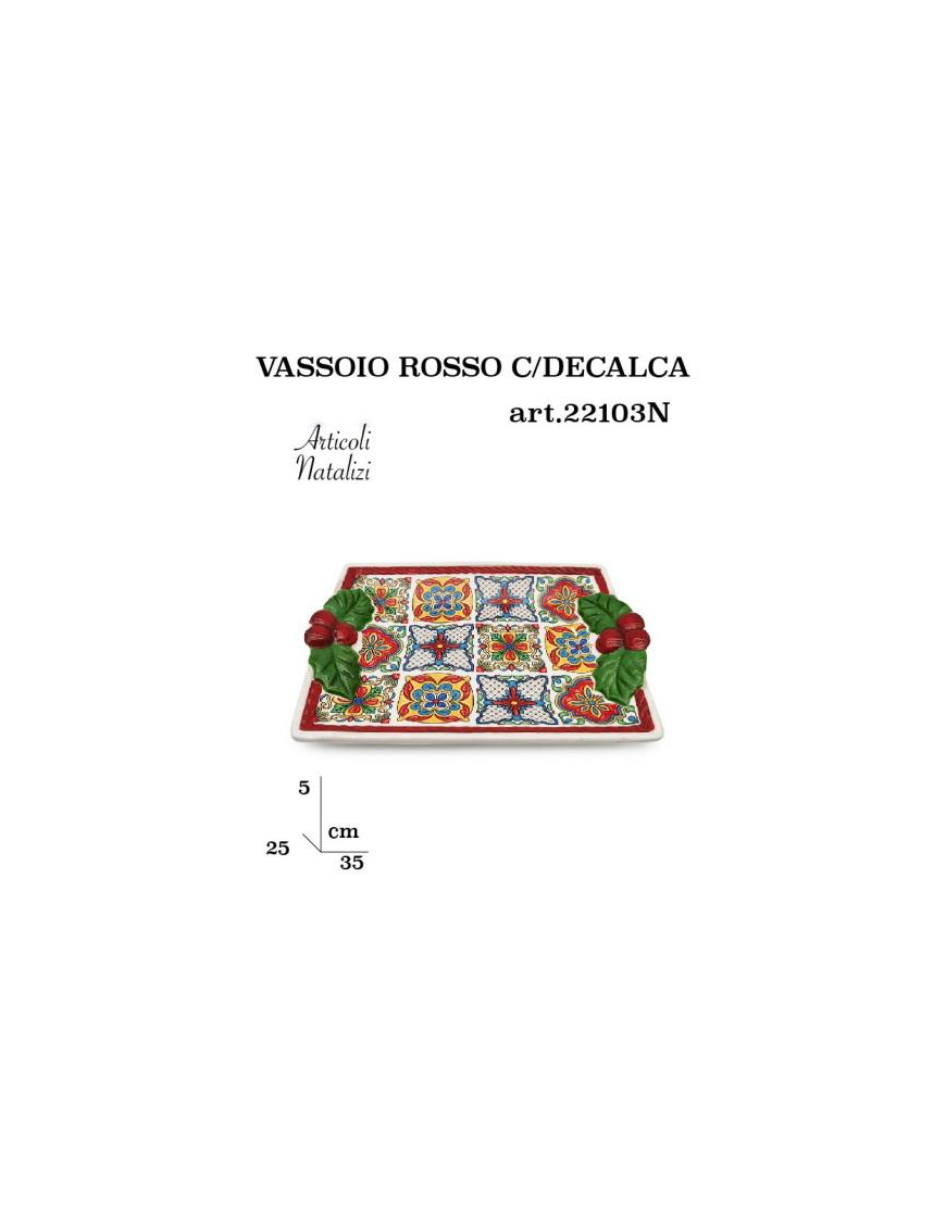 L.VISCHIO VASSOIO 35x25cm 22103N $$