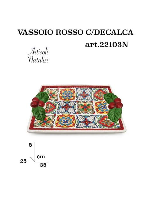 L.VISCHIO VASSOIO 35x25cm 22103N $$