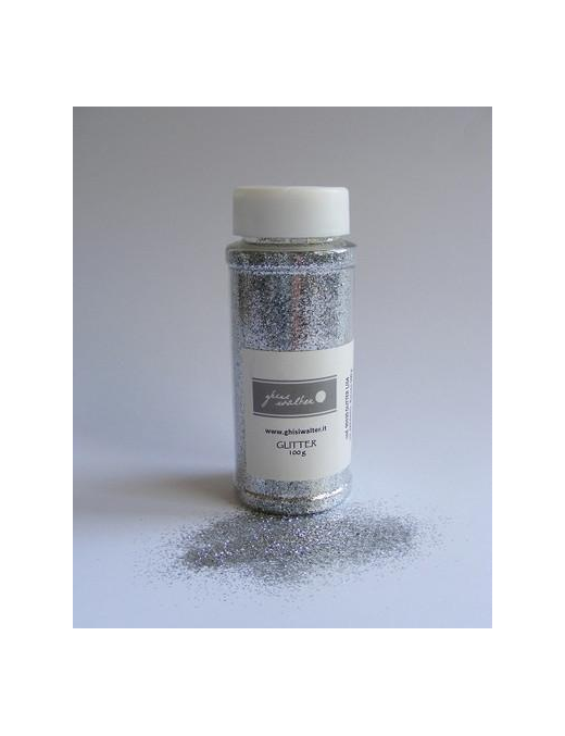 GLITTER 1/64 SILVER 100gr