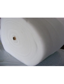 WHITE WADDING CARPET ROLL 25x1.5m 90