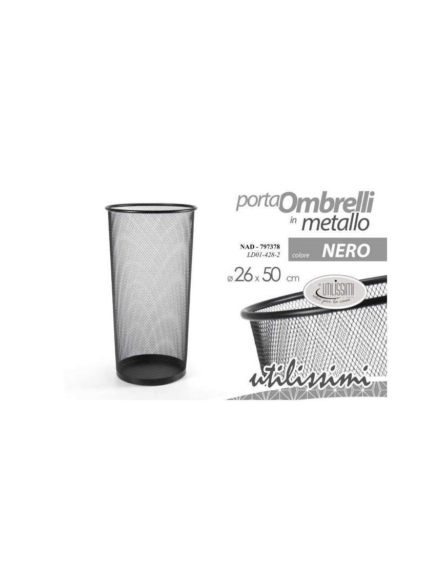 PORTAOMBRELLI NAD 26x50cm NERO 797378