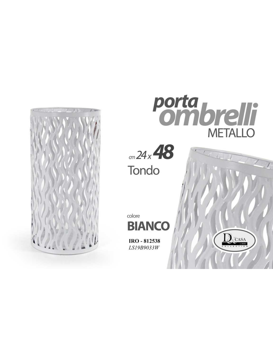 PORTAOMBRELLI WHITE TONDO 24x48 8125 CM