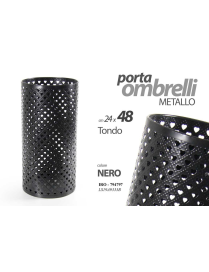 PORTAOMBRELLI BLACK TONDO 24x48 7947 CM