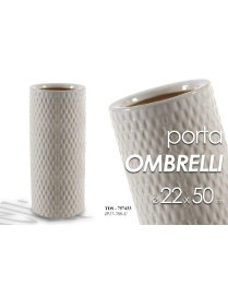 PORTAOMBRELLI CERAMICA 50 CM BEIGE