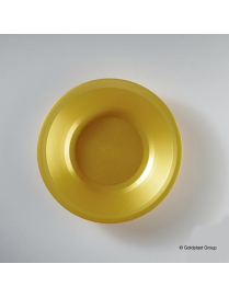 SOUTH GOLD PLATE DIAMETER 19.5 CENTIMETERS 6 PIECES