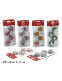 CHRISTMAS DECORATION BAGS 7.3cm 30 pieces