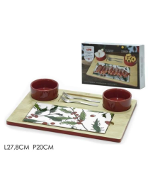 CUTTING BOARD WITH STARTERS