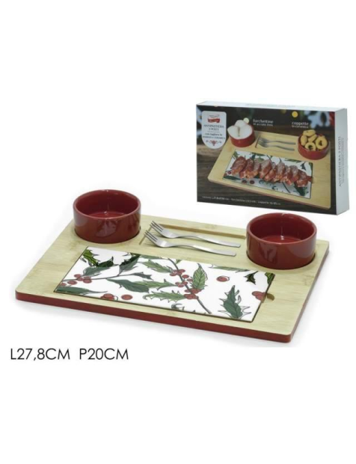CUTTING BOARD WITH STARTERS