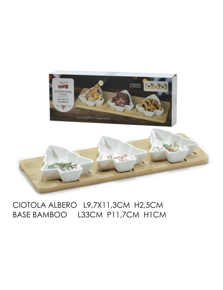 ANTIPASTIERA 3pezzi
