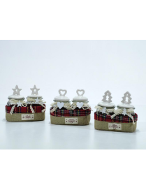JAR WITH BASKET 2 pieces 30cl