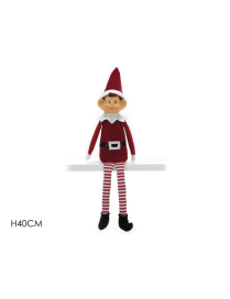 RED ELF SITTING 23cm