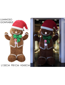 INFLATABLE GINGERBREAD LINE 245cm