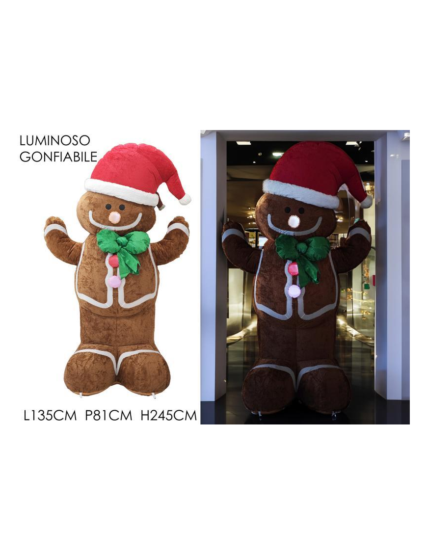INFLATABLE GINGERBREAD LINE 245cm