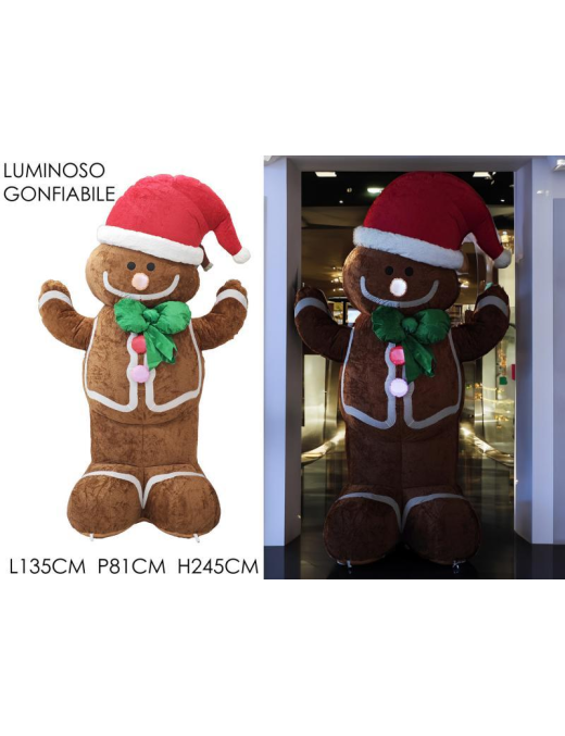 INFLATABLE GINGERBREAD LINE 245cm