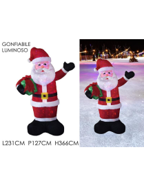 LINEA GONFIABILE BABBO NATALE 360cm