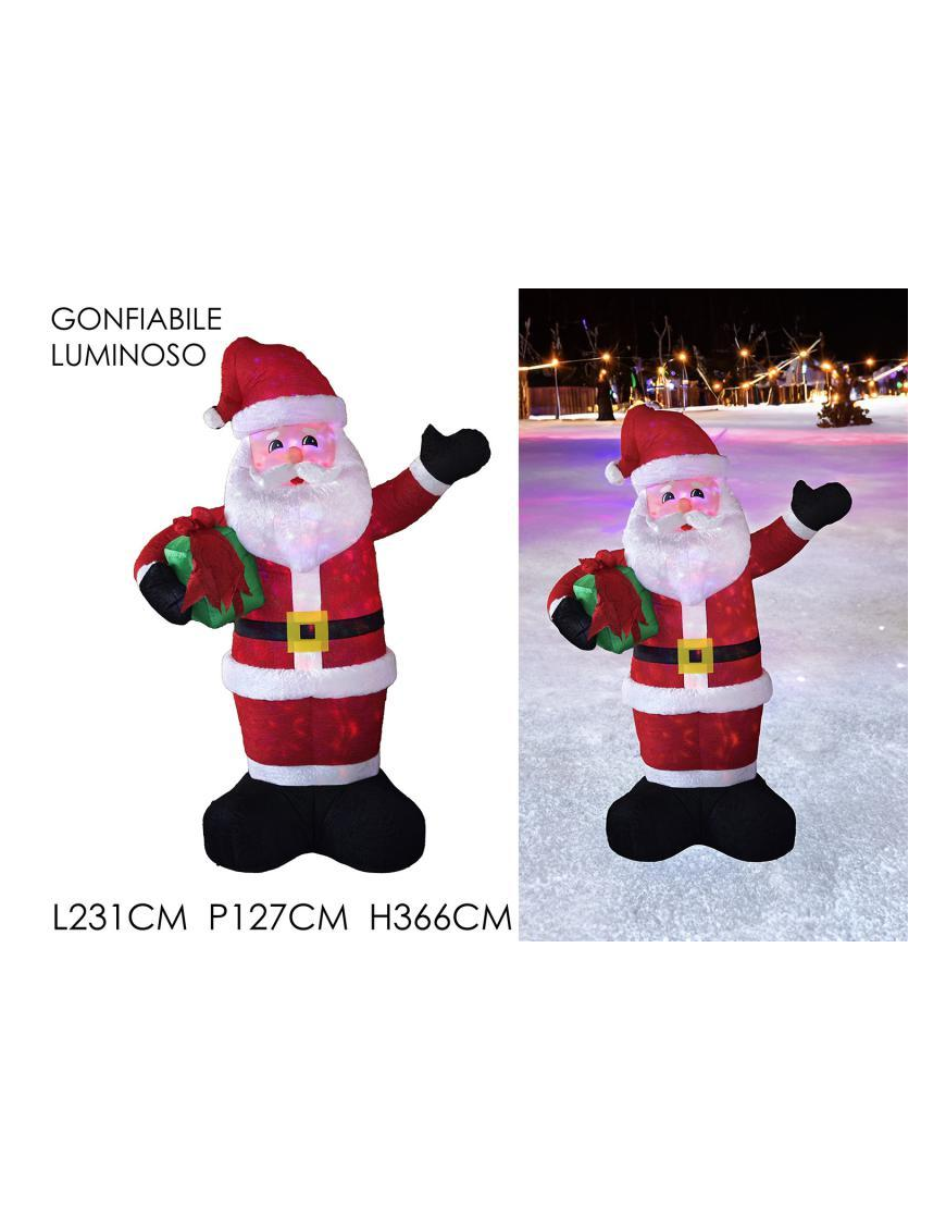 INFLATABLE SANTA CLAUS LINE 360cm