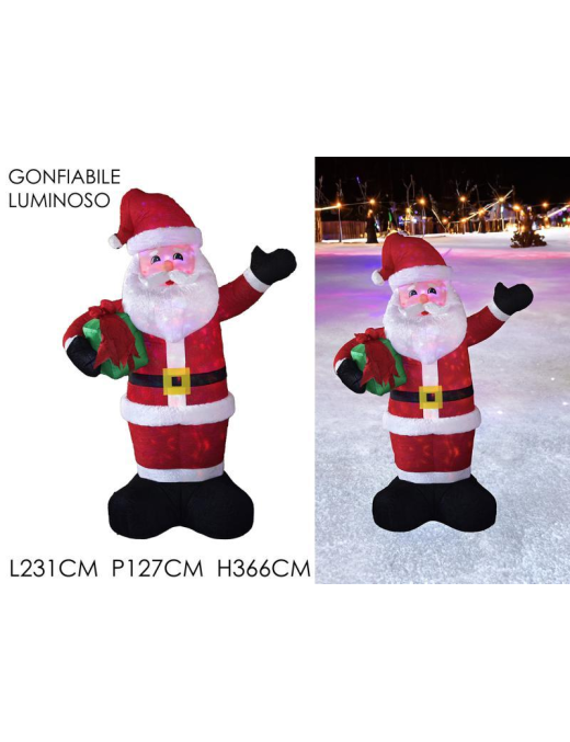 INFLATABLE SANTA CLAUS LINE 360cm