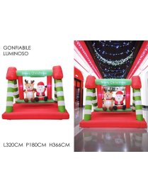 INFLATABLE SWING LINE WITH SANTA + ELF 240cm
