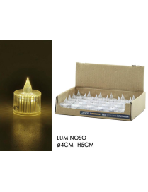 CANDELA CON LUCE  5cm