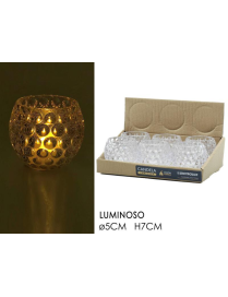 CANDELA CON LUCE  7cm