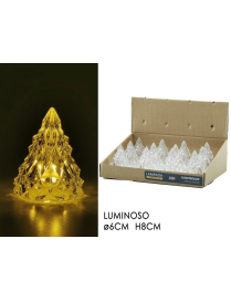 ALBERO CON LUCE  8cm
