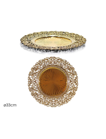 33cm GOLD WORKED PLATE